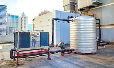 甘肃酒店热水工程专用的热泵热水机组